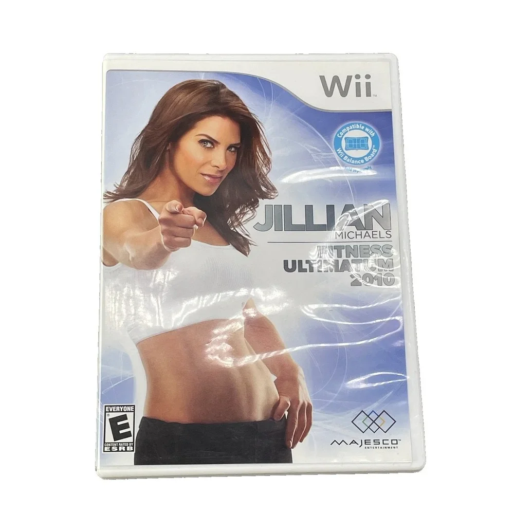 Wii Fit Nintendo Jillian Michaels Fitness Ultimatum LOT of‎ 2